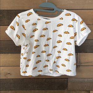 Girls Taco Crop Top